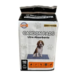 ACCECAN Carbon Pads Ultra Absorbentes 60 x 60 cm - Paños de entrenamiento x 40 un