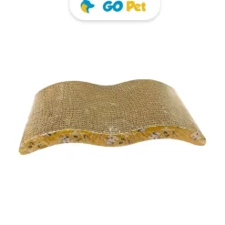ACCECAN Rascador para Gato Curvo 44 x 21 x 4 cm