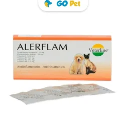 VETERLINE Alerflam X 1Blister (10 und) - Antiinflamatorio y antihístaminico para Perros y Gatos