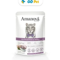 Amanova Gato Adulto Esterilizado Pavo & Pescado 85 gr