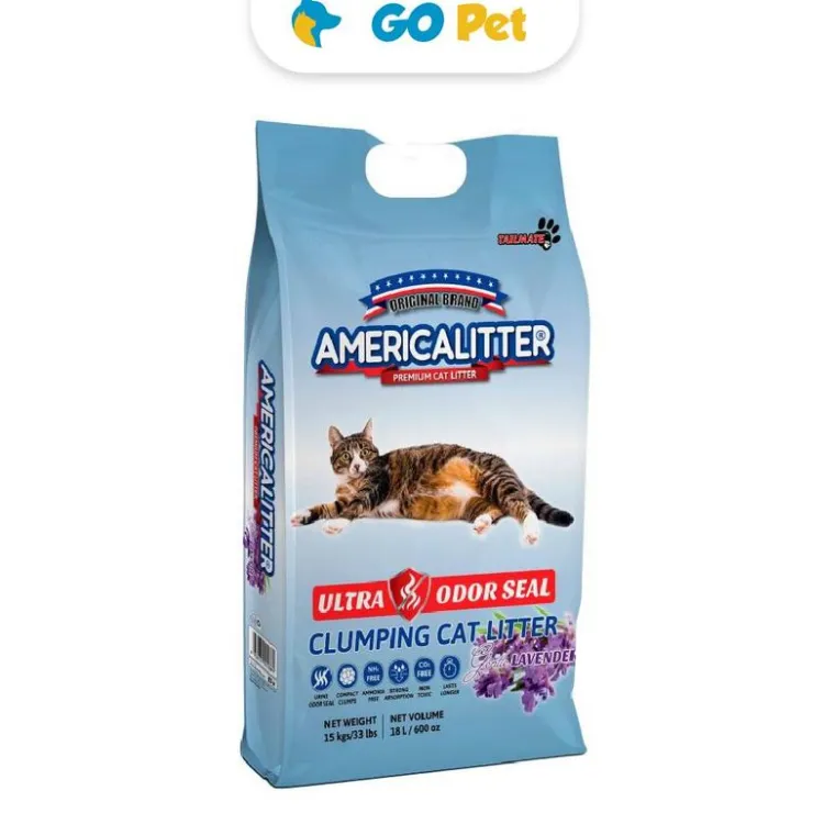 AMERICA LITTER Arena America Litter Ultra Odor Seal Lavanda 7Kg