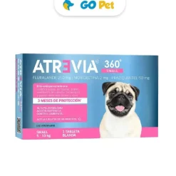 ATREVIA 360 Small (5 a 10 Kg) x 1 Tableta - Antipulgas y Antiparasitario para Perros