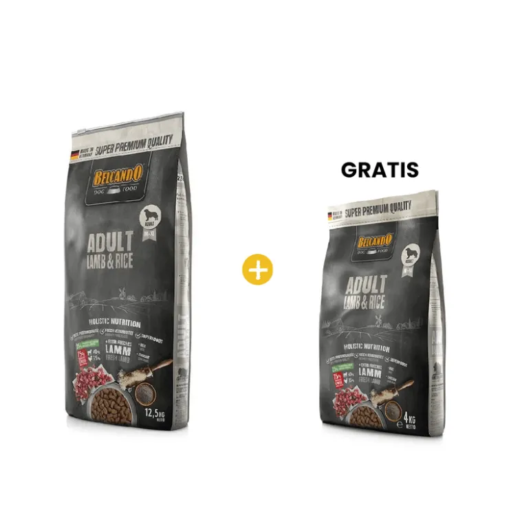 BELCANDO Adult Cordero & Arroz 12.5 Kg - Adulto Rz. Med/ Grande