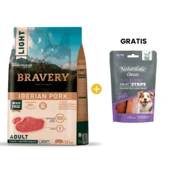 Bravery Light Iberian Pork Adult Large/Medium breed - Adulto Cerdo Ibérico Light Raza Mediana/Grande 12 kg