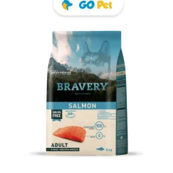 Bravery Salmon Adult Large/Medium Breeds - Adulto Salmón Raza Mediana/Grande 4 kg