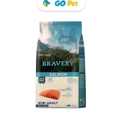Bravery Salmon Mini Adult Small Breeds - Adulto Salmón Raza Pequeña y Mini 7 kg
