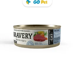 Bravery Tuna Loin & Carrots Sterilized Cat Wet Food 70 Gr - Gato Adulto Esterilizado - Atún