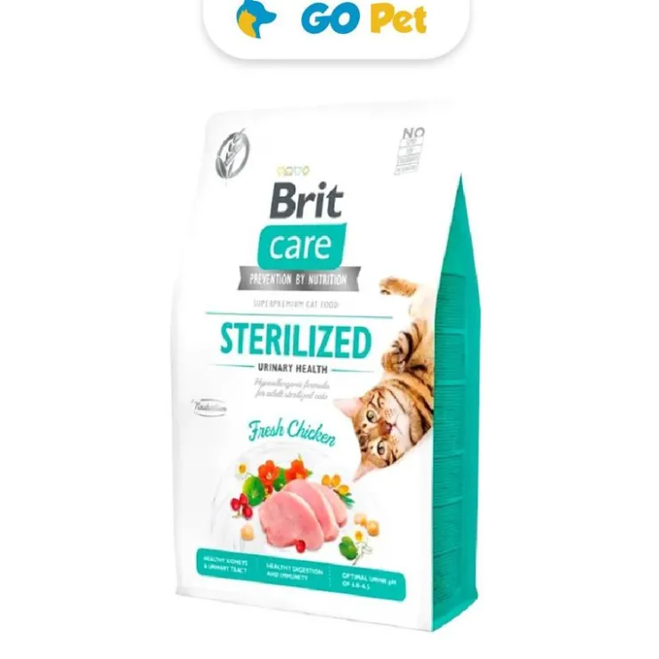 Brit Care Cat Sterilized Urinary Health 7 kg - Adulto - Pollo