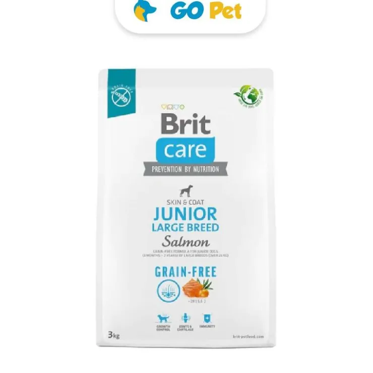 Brit Care Grain Free Junior Salmón 3 Kg