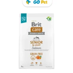 Brit Care Grain Free Senior & Light Salmon 3 Kg