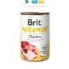 Brit Pate & Meat Chicken 400 gr - Pollo