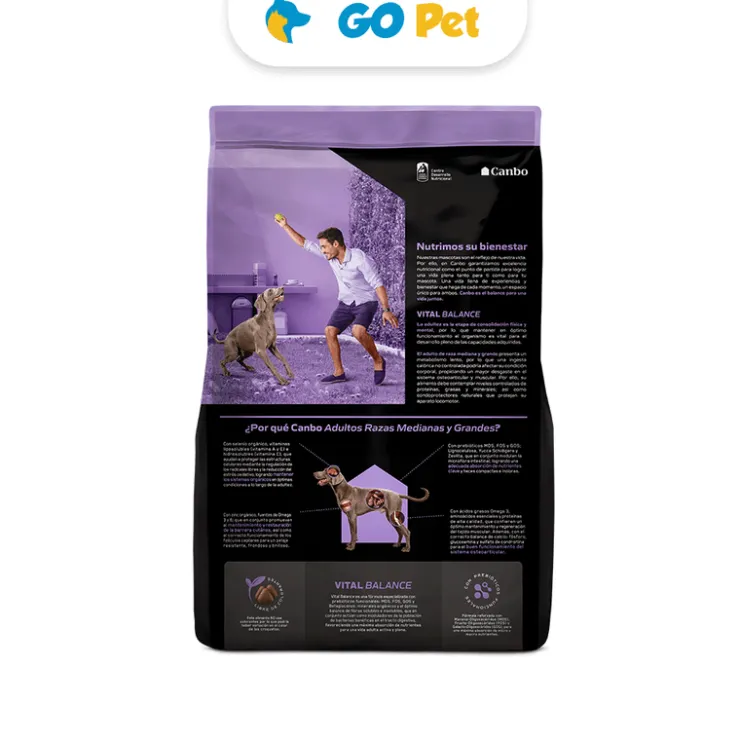 CANBO Balance Pollo Adultos Razas Medianas Y Grandes 3 Kg
