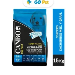 CANBO Cordero Cachorro Razas Medianas y Grandes 15 Kg