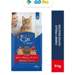 Cat Chow Adultos Delicias Sabor Carne 8 Kg