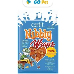 Cat It Nibbly Wraps Snacks para Gato - Pollo y Pescado 30 gr