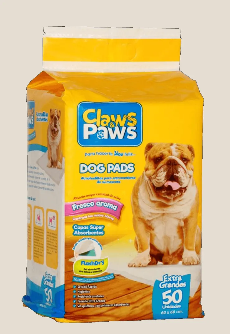 Claws & Paws Pañales x 50 Pads