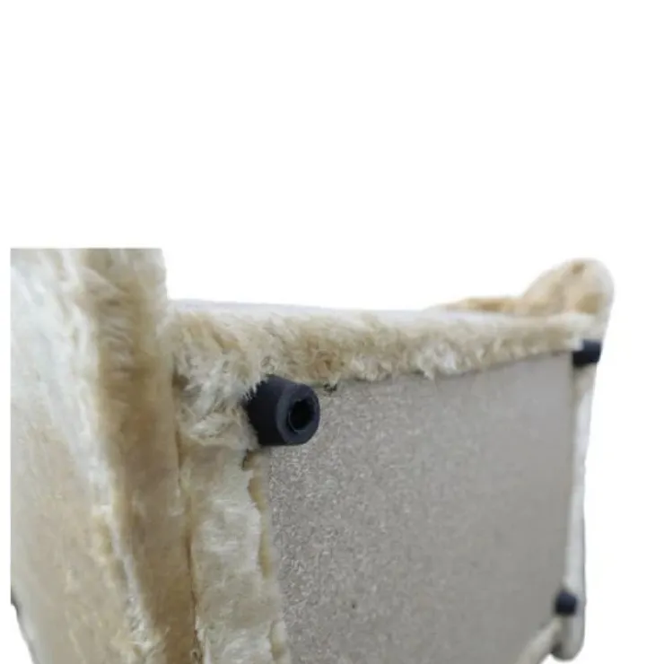 Claws & Paws Rascador Cueva de color Camello en forma de Gato 40 x 41 x 35 cm