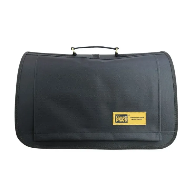 Claws & Paws Transportador de Tela de Color Negro #3 45 x 24 x 24 cm