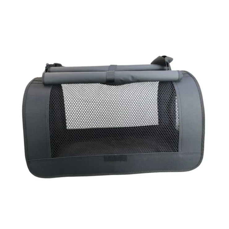 Claws & Paws Transportador de Tela de Color Negro #4 55 x 29 x 25 cm