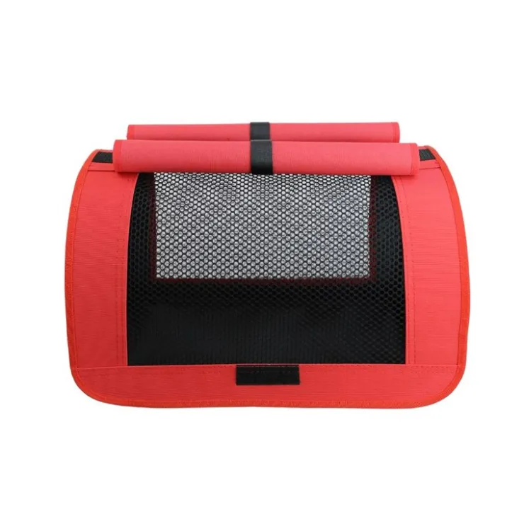 Claws & Paws Transportador de Tela de Color Rojo #3 45 x 24 x 24 cm