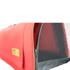 Claws & Paws Transportador de Tela de Color Rojo #4 55 x 29 x 25 cm