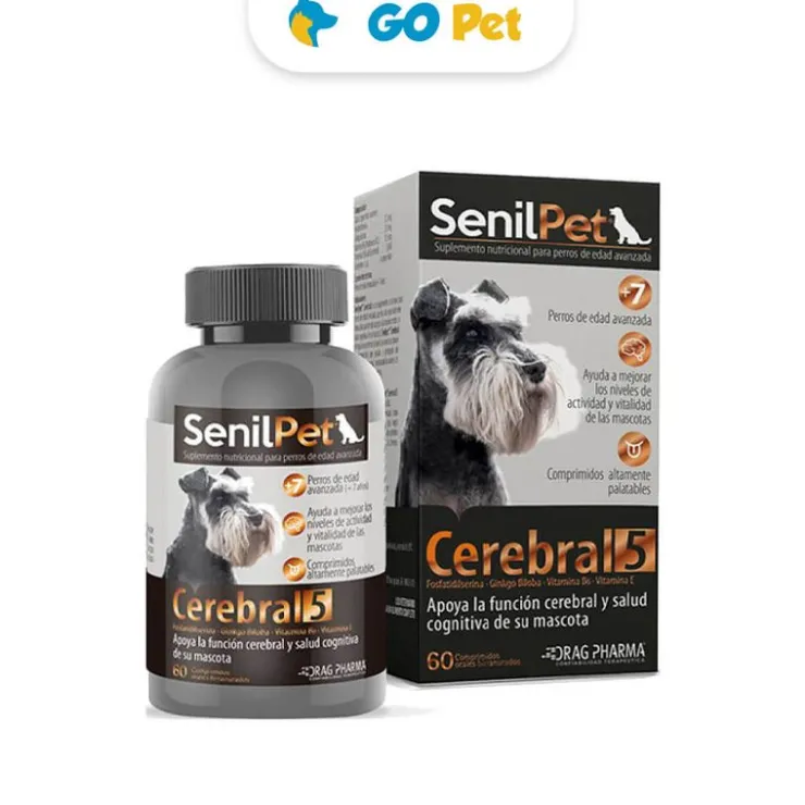 DRAG PHARMA Senilpet Cerebral 5 - 60 Comprimidos