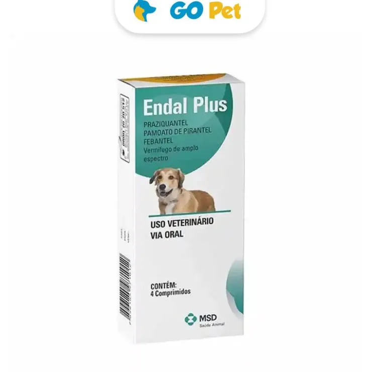ENDAL PLUS Antiparasitario - Caja X 4 comprimidos