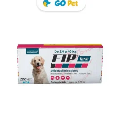 Zoovet FIP Forte de 24 kg a 40 Kg x 1 Pipeta - Antipulgas para Perros