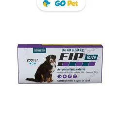 Zoovet FIP Forte de 40 kg a 60 Kg x 1 Pipeta - Antipulgas para Perros