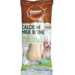 Gnawlers Calcium Milk Bone 3'' X 1 Und - Hueso de Calcio Mediano