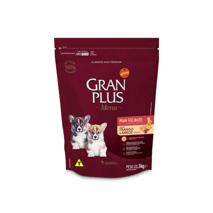 Gran Plus Cachorro Mini Pollo & Arroz 3 Kg