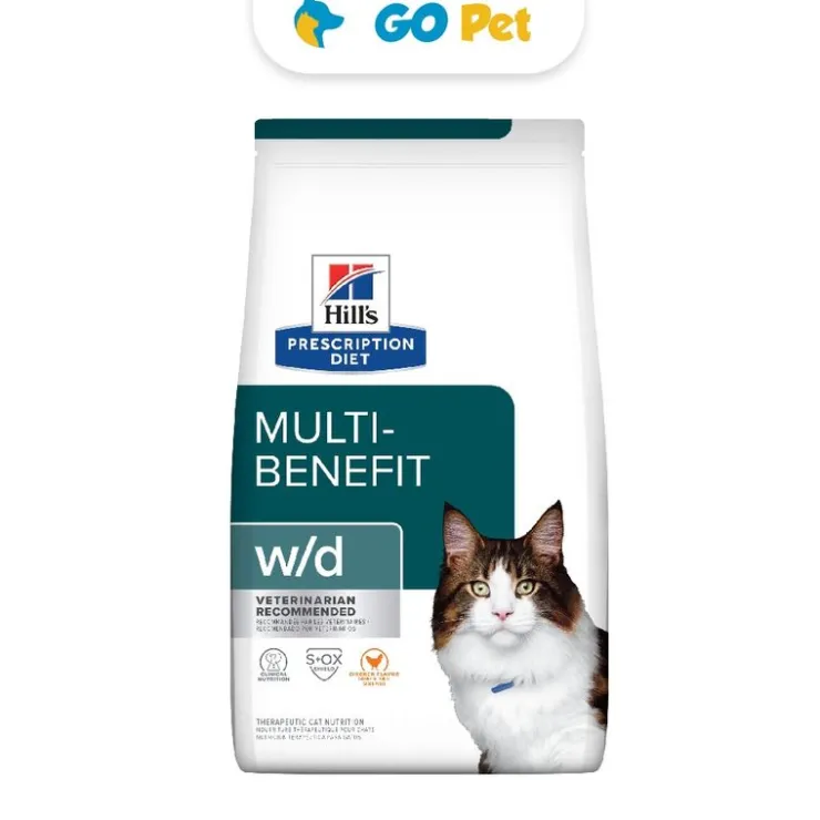 HILLS PD Feline w/d 1.8 kg - Digestive, Weight, Glucose Management - Control de Peso para Diabetes
