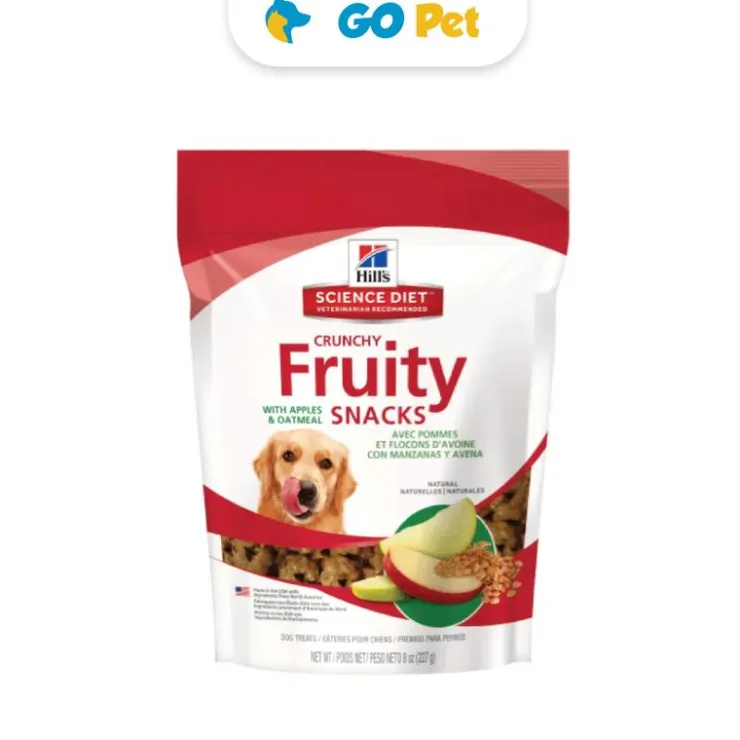 HILLS SD Canine Crunchy Fruity Snacks with Apples & Oatmeal 227 g - Manzana y Avena