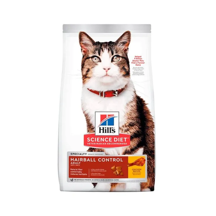 HILLS SD Feline Adult Hairball Control Dry 7 kg - Adultos Control de Bolas de Pelo