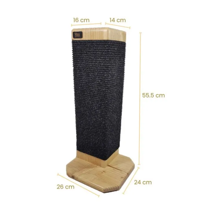 Inca Miau Rascador de Madera Para Sillones Caoba