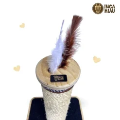 Inca Miau Rascador Kantu de madera