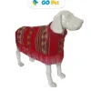 Inkadog Poncho Andino Color Rojo Talla 2 / S