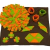 Juega con Hope Alfombra Olfativa Multinivel 60 x 70 cm Naranja y Verde