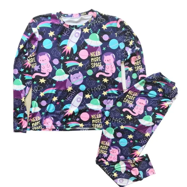 KHURMI Pijama Invierno Gato Espacial Damas
