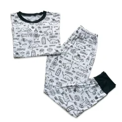 KHURMI Pijama Invierno Sleepy Cats Damas