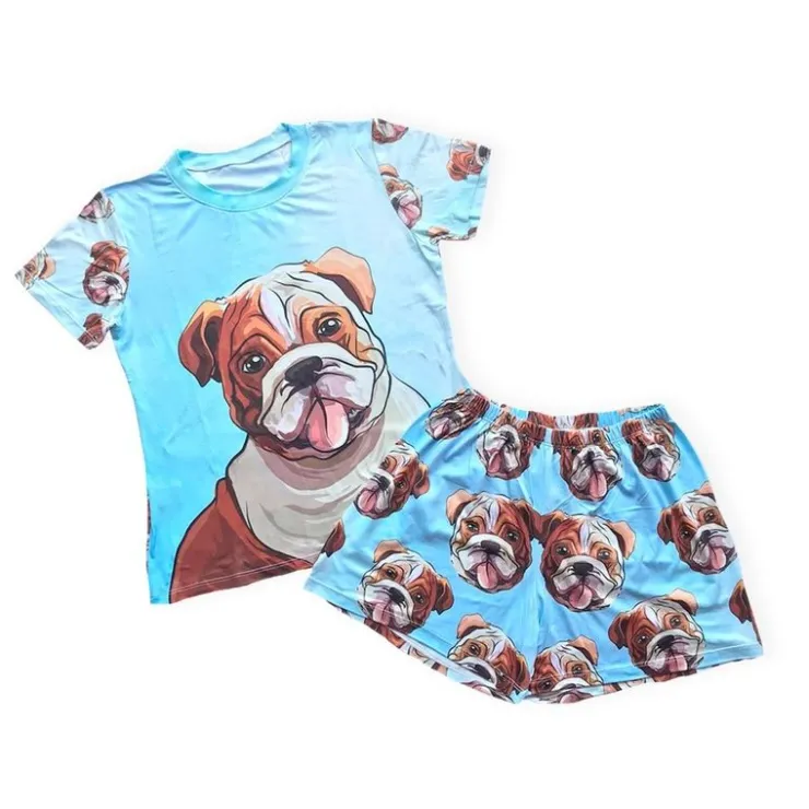 KHURMI Pijama Verano Bulldog Damas