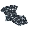 GoPet USA Khurmi Pijama Verano Collage Perros Negro Damas
