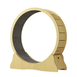 GoPet USA Kospet Rascador Rueda de Ejercicio para Gatos - Madera