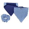 La Plaquita Bandana Personalizable Reversible Azul + Colette