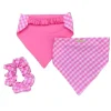 La Plaquita Bandana Personalizable Reversible Rosada + Colette