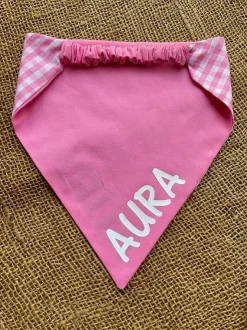 La Plaquita Bandana Personalizable Reversible Azul + Colette