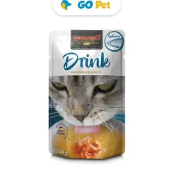LEONARDO Drink Salmón Pouch 40 Gr - Sopa para Gatos