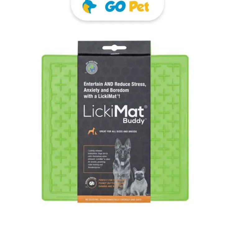 LICKIMAT Buddy Green Dog - Perro - Verde