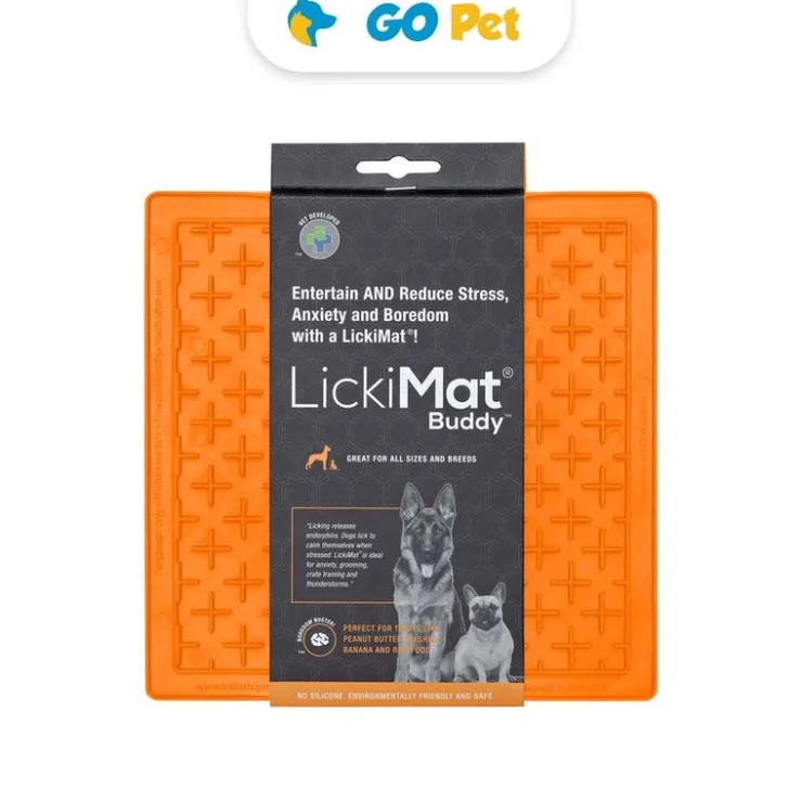 LICKIMAT Buddy Orange Dog - Perro - Naranja
