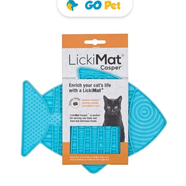 LICKIMAT Casper Turquoise - Gato - Turquesa